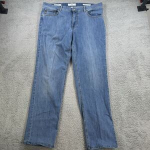 Brax Cooper Jeans Mens 38x33 Regular Fit Blue Cotton Stretch Casual